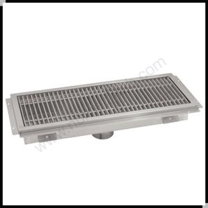 Floor Water Receptacle with Stainless Steel Grating