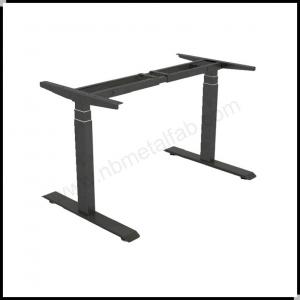 Height adjustable table base lift table floor