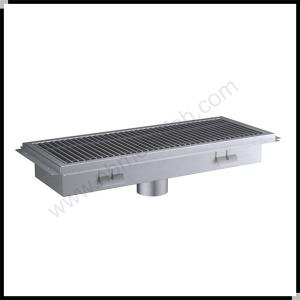 Stainless Steel Floor Trough with Grate Drain